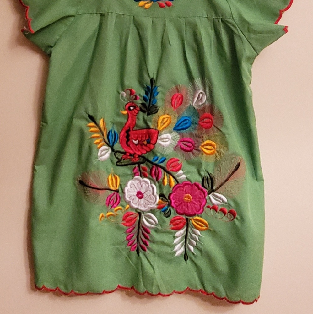 Embroidered girl dresses, dresses blusas, casual d - Picture 2 of 6